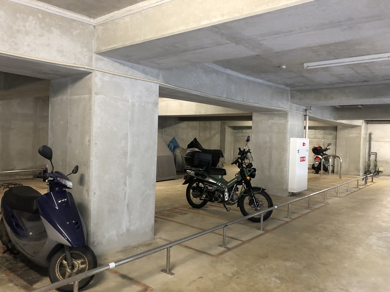 バイク置場