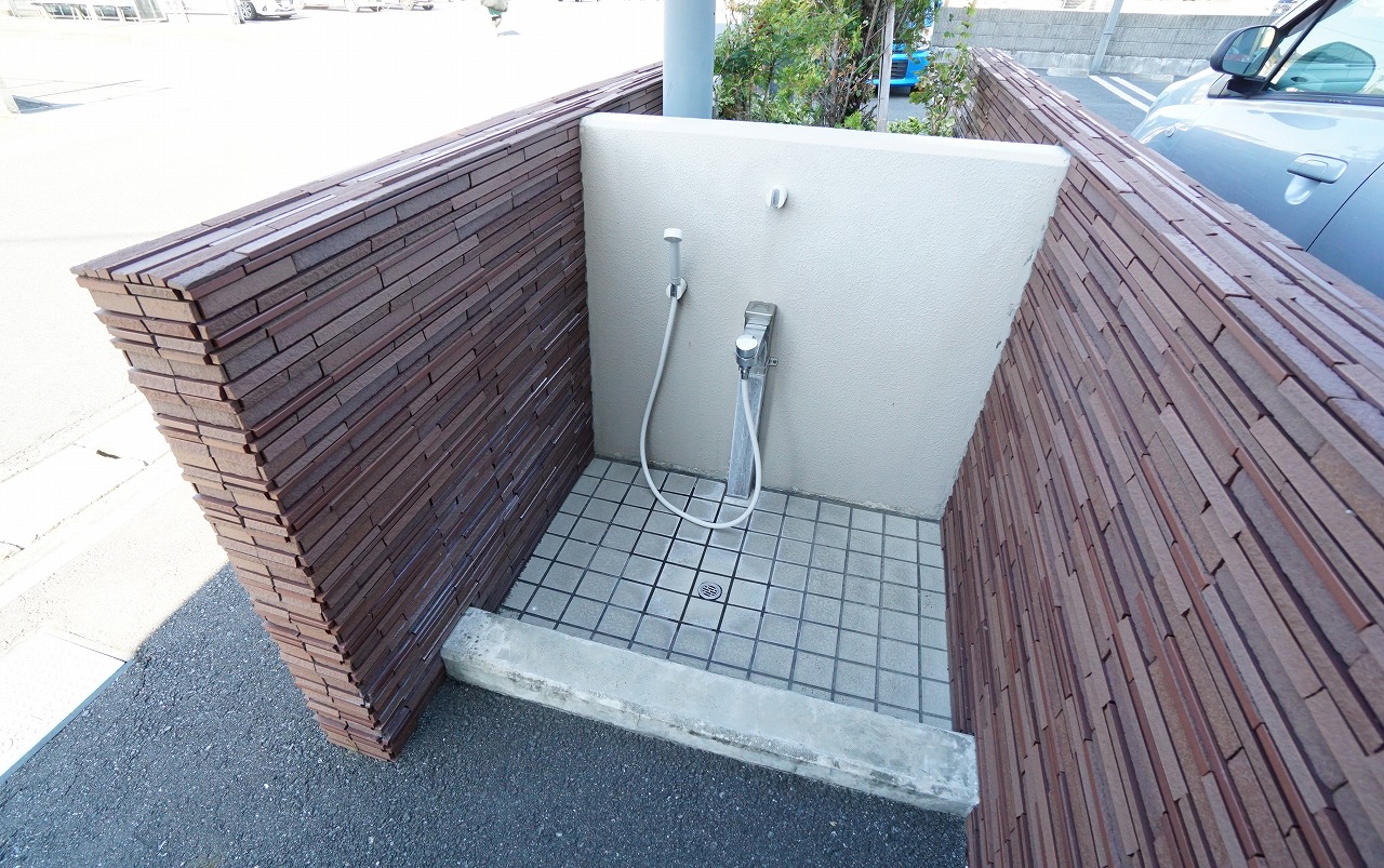 ペット足洗い場