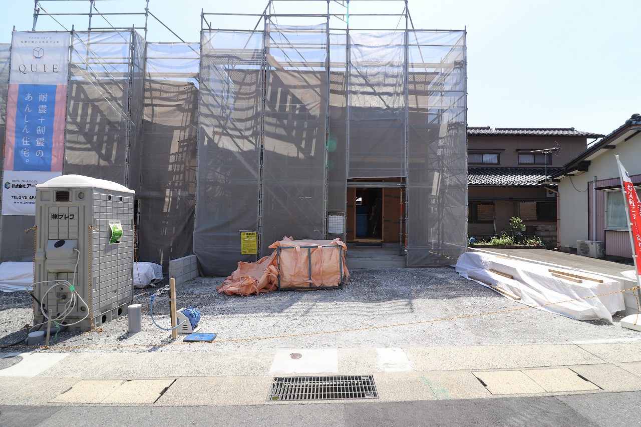 外観（建築中）