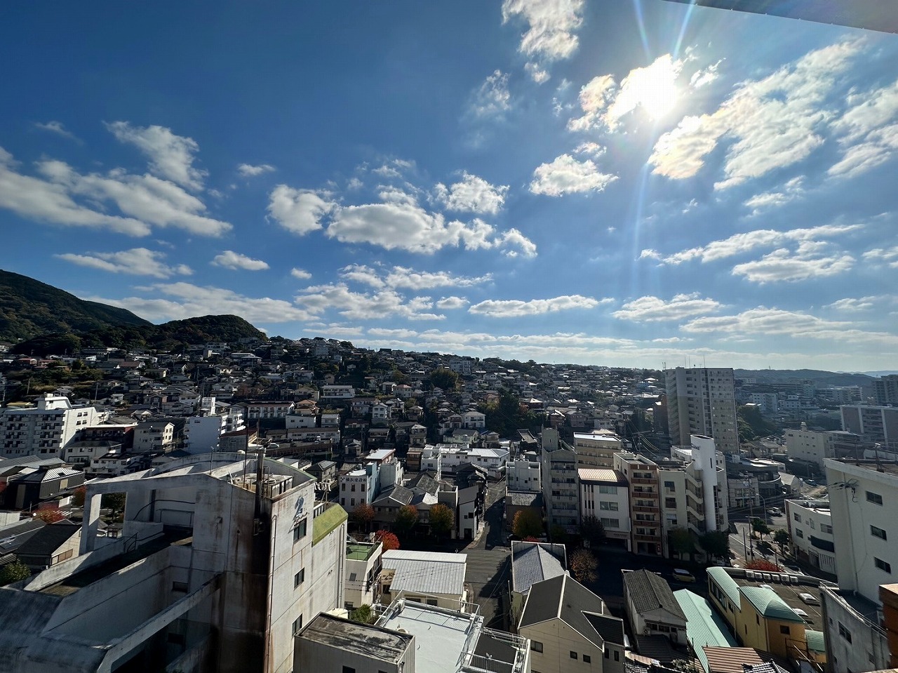 バルコニー側からの眺望