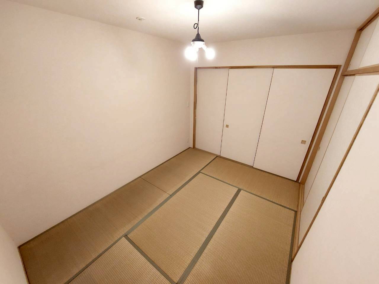 和室　中部屋ですが、エアコンの設置が可能です！