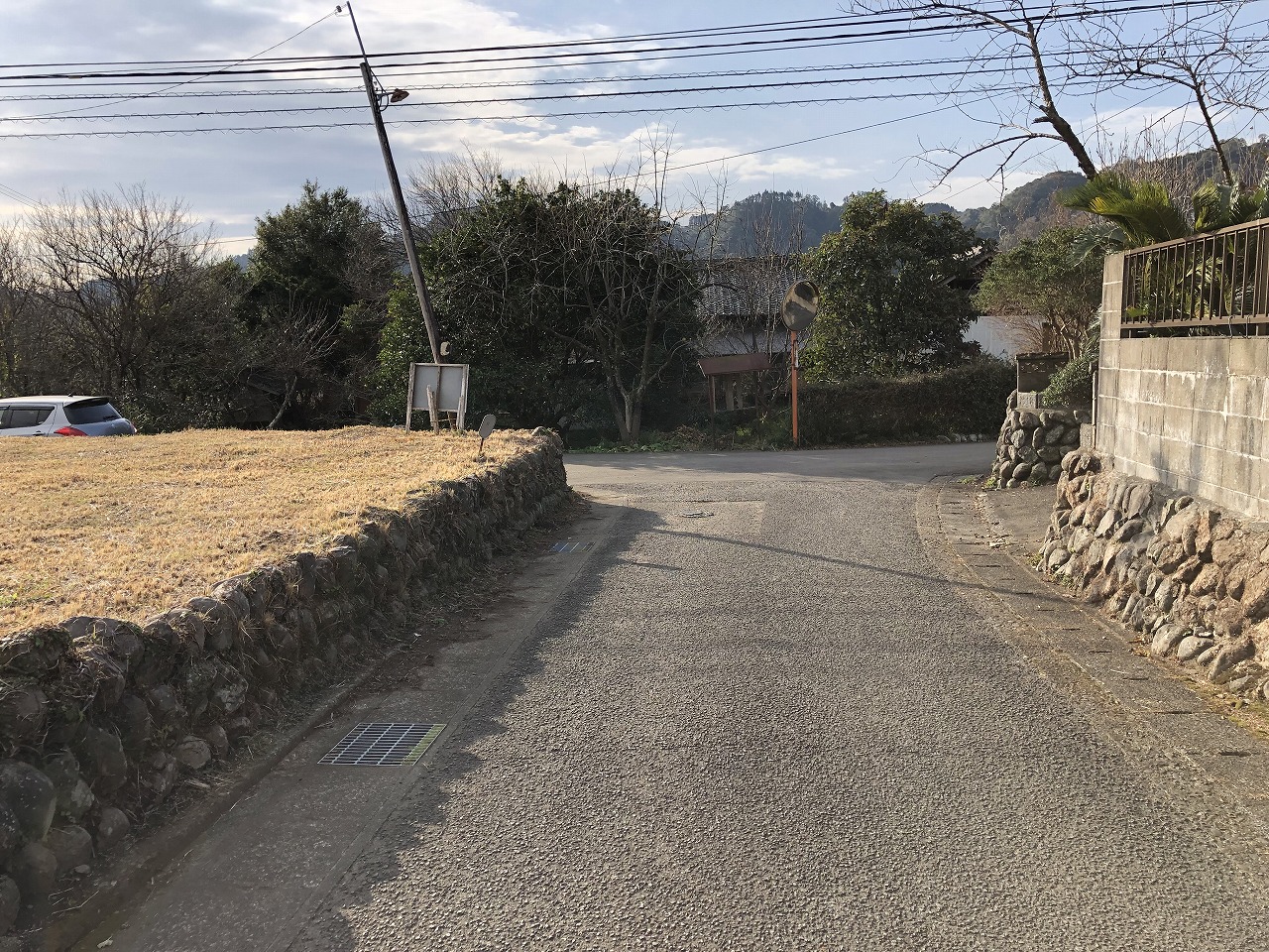 前面道路(西側)