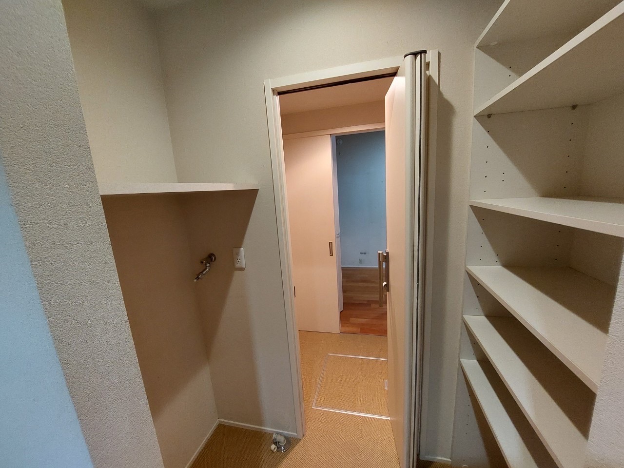 洗面所横収納
